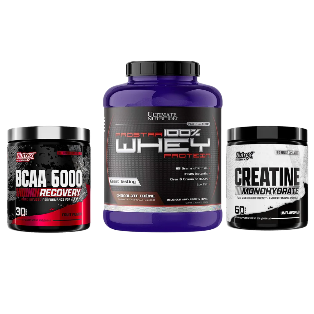 Prostar 5,28 Lb+ Creatina Drive 300 gr + BCAA 30 Servicios