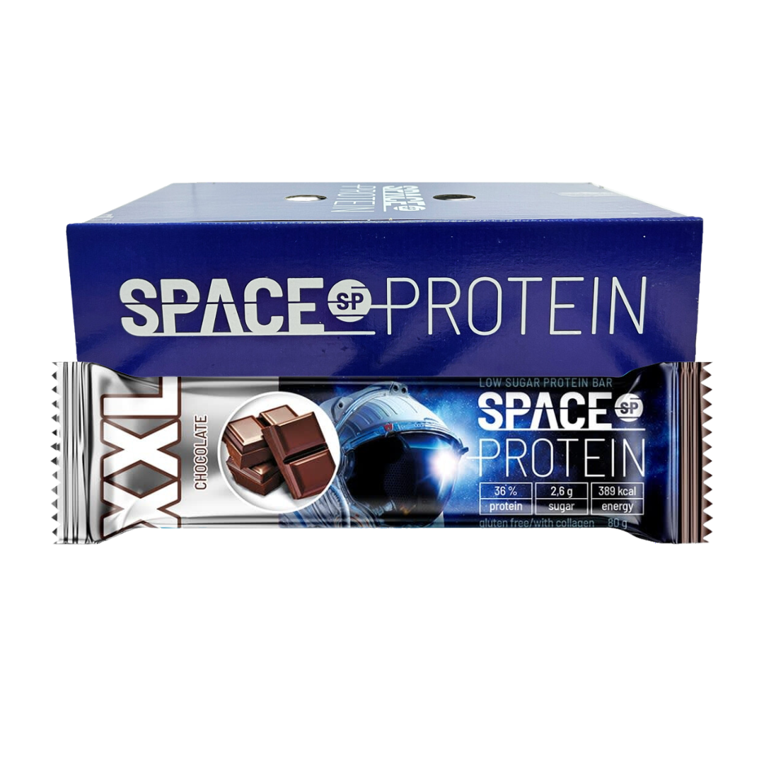 Caja Barra Space Protein XXL 24 Unidades — Chocolate