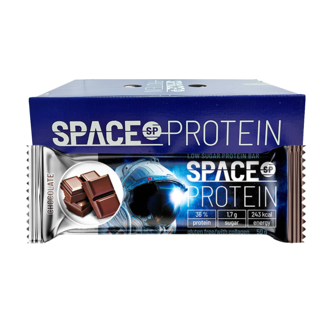 Caja Barra Space Protein 24 Unidades — Variedad De Sabores