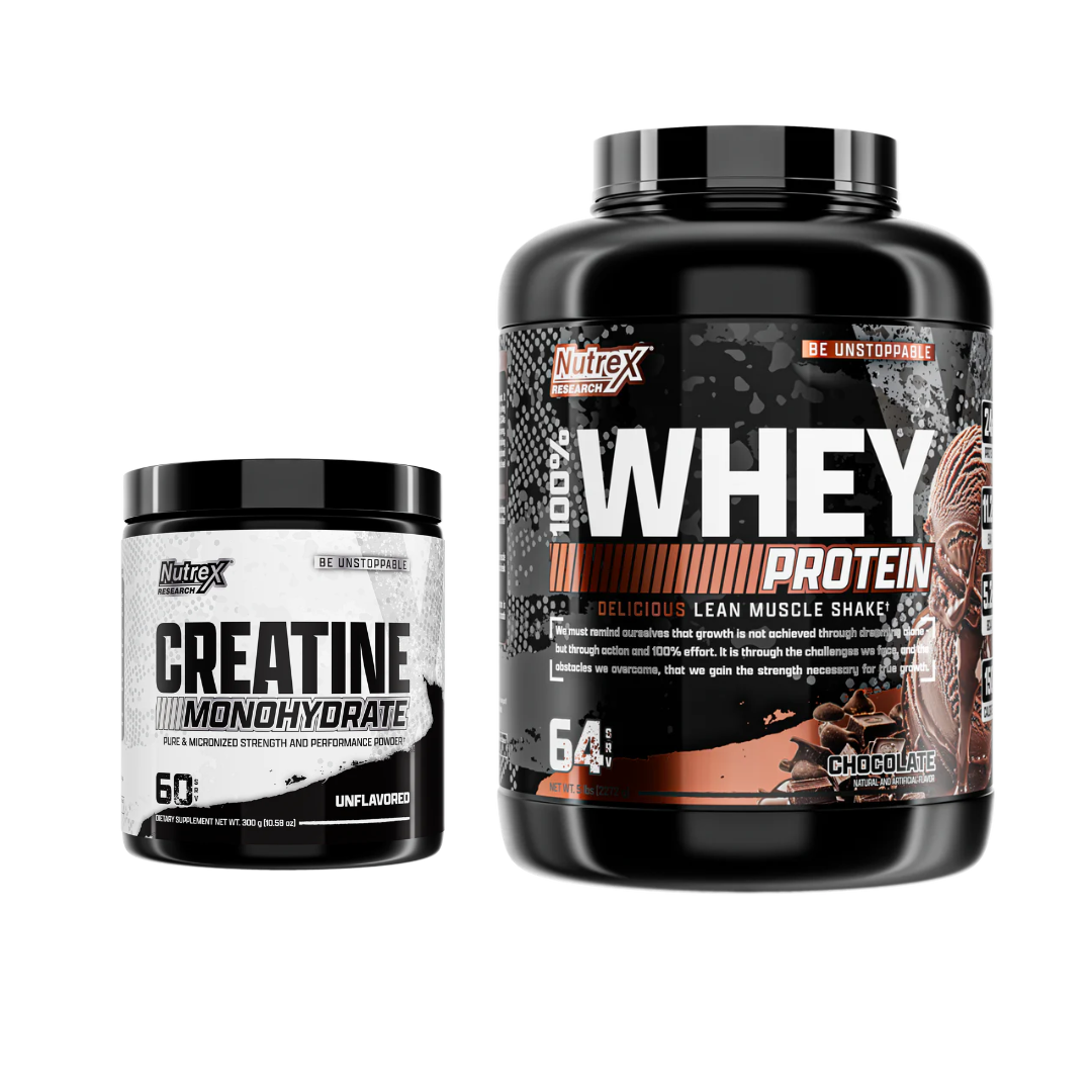 Nutrex Whey 5lb + Creatina Drive 300 Gramos