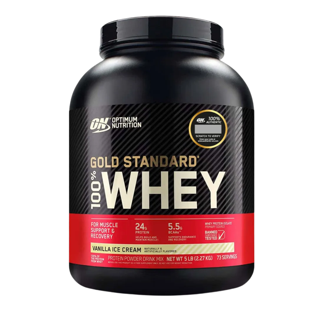 Gold Standard 100% Whey 5 lb – Vanilla Ice Cream