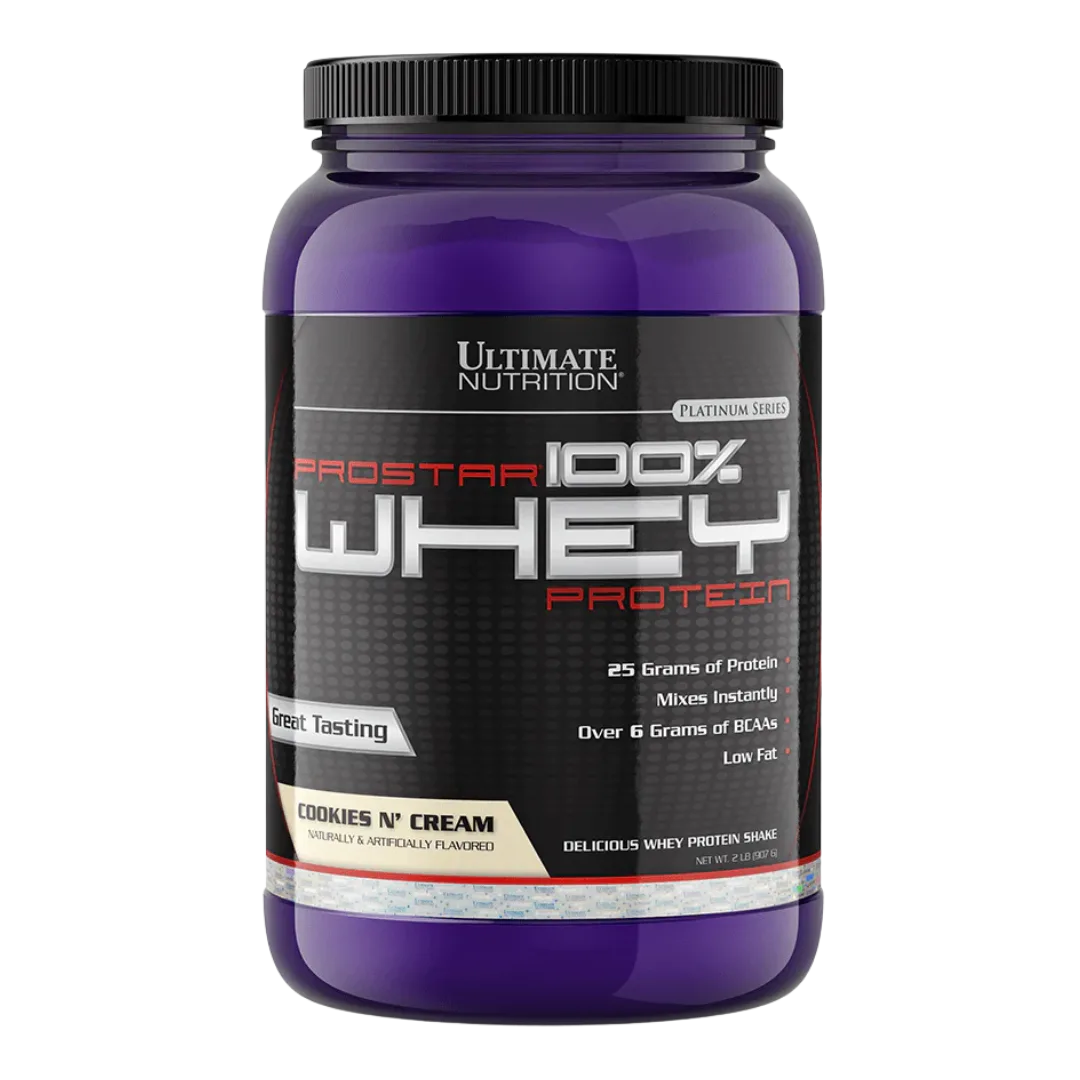 Prostar 100% Whey Protein 2 lb – Cookies & Cream