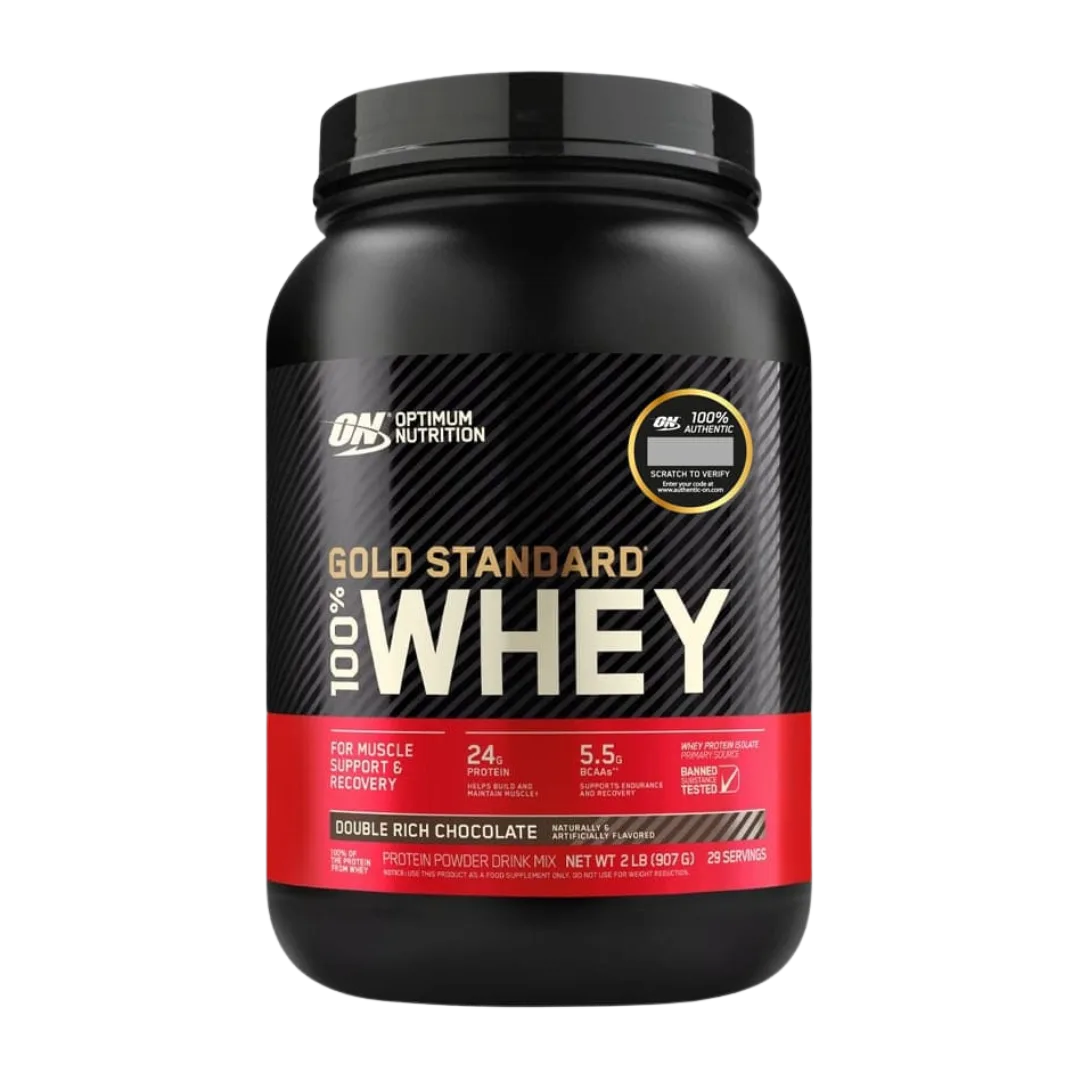 Gold Standard 100% Whey 2lb – Double Rich Chocolate