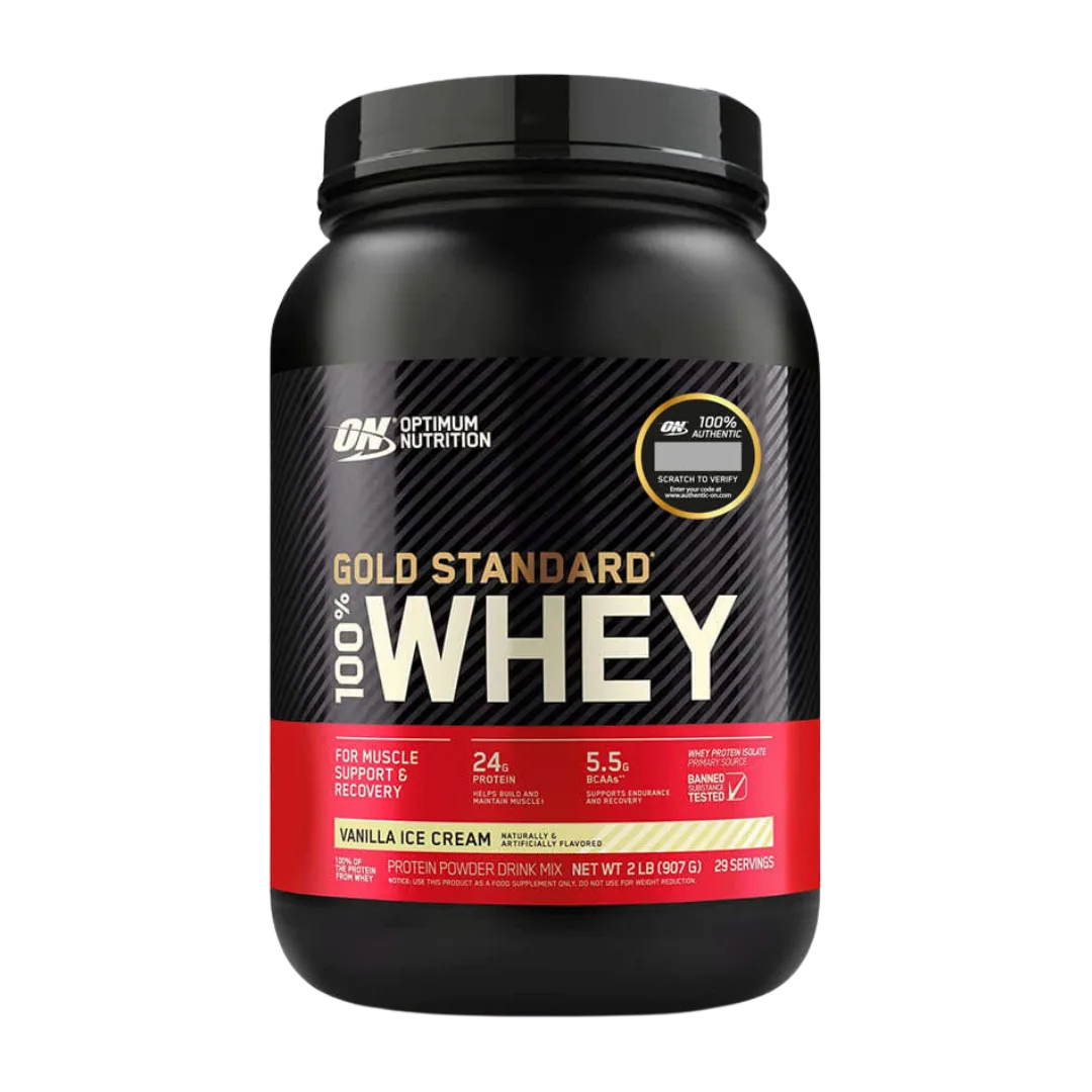 Gold Standard 100% Whey 2lb – Vanilla Ice Cream