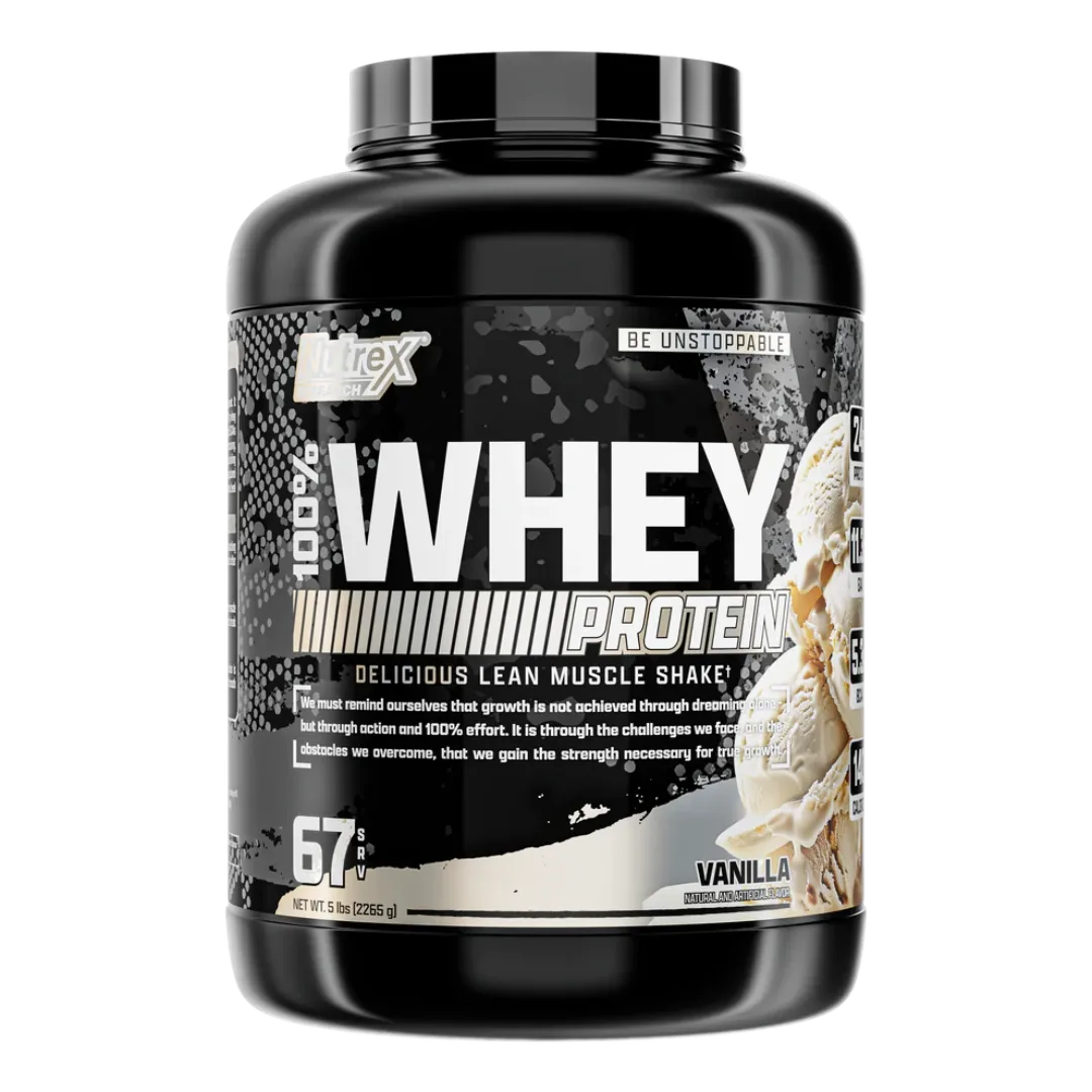 100% Whey Nutrex 5 lb – Vanilla