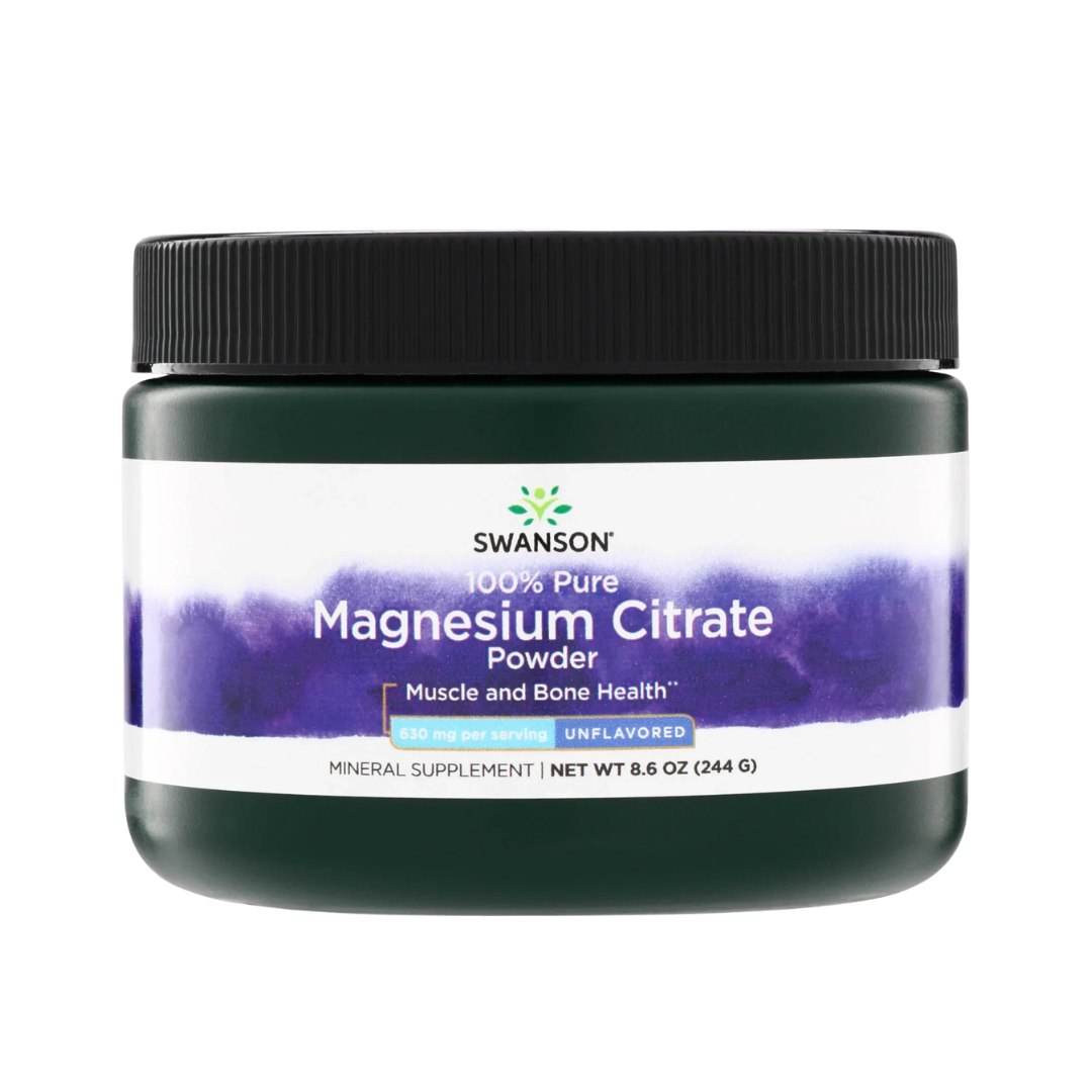 Magnesio Citrato En Polvo 630 mg 58 Servicios