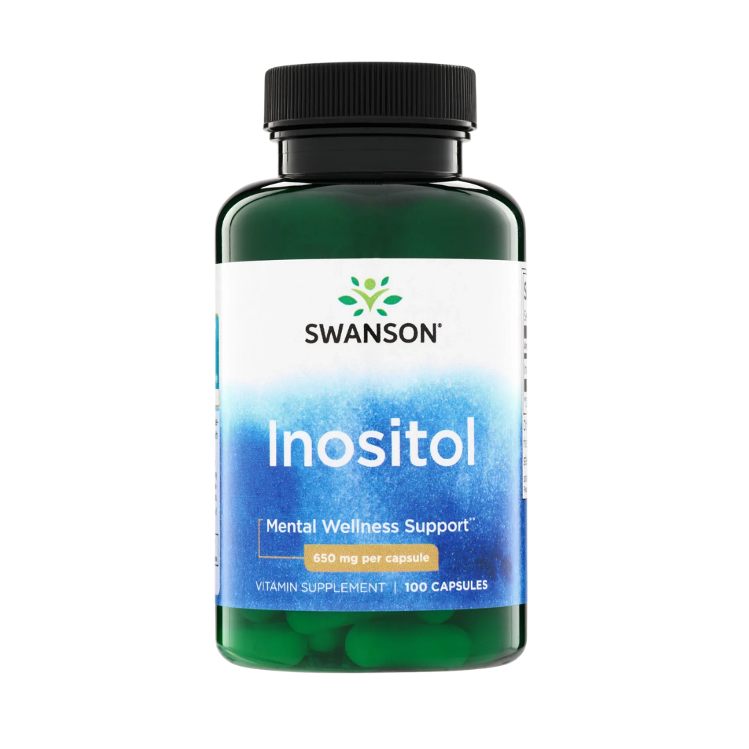 Inositol Swanson 650 mg 100 Cápsulas