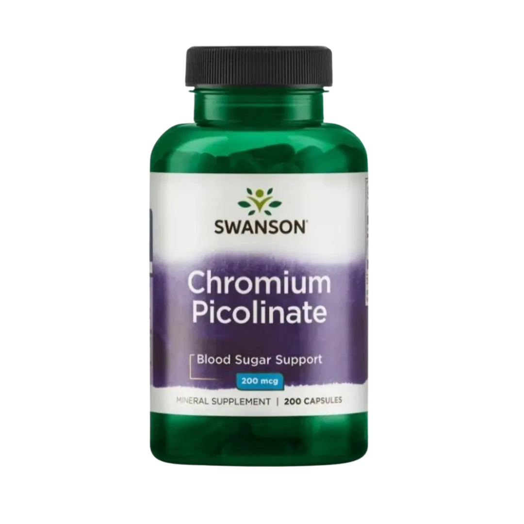 Picolinato De Cromo 200 Cápsulas 200 mcg