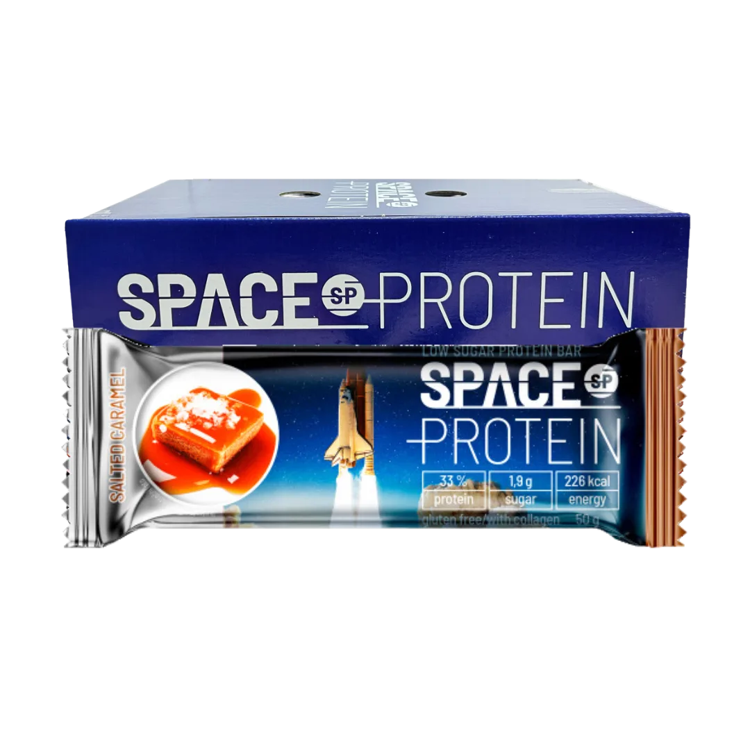 Caja Barra Space Protein 24 Unidades – Salted Caramel