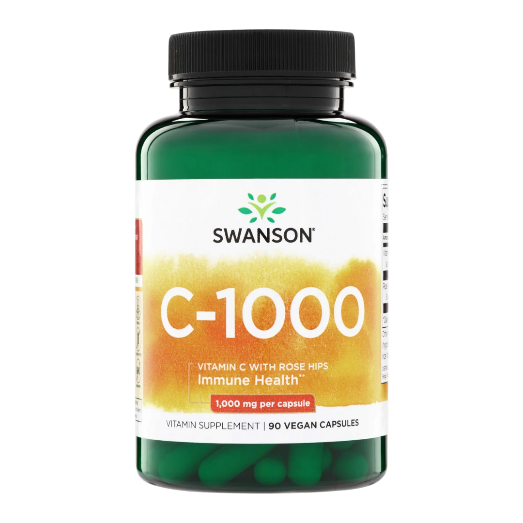 Vitamina C Swanson 1000 mg 90 Cápsulas