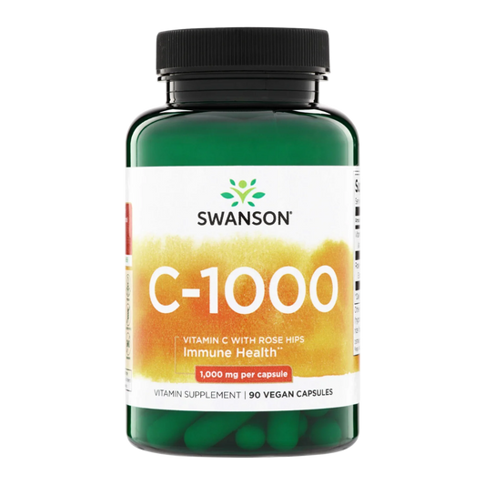 Vitamina C Swanson 1000 mg 90 Cápsulas