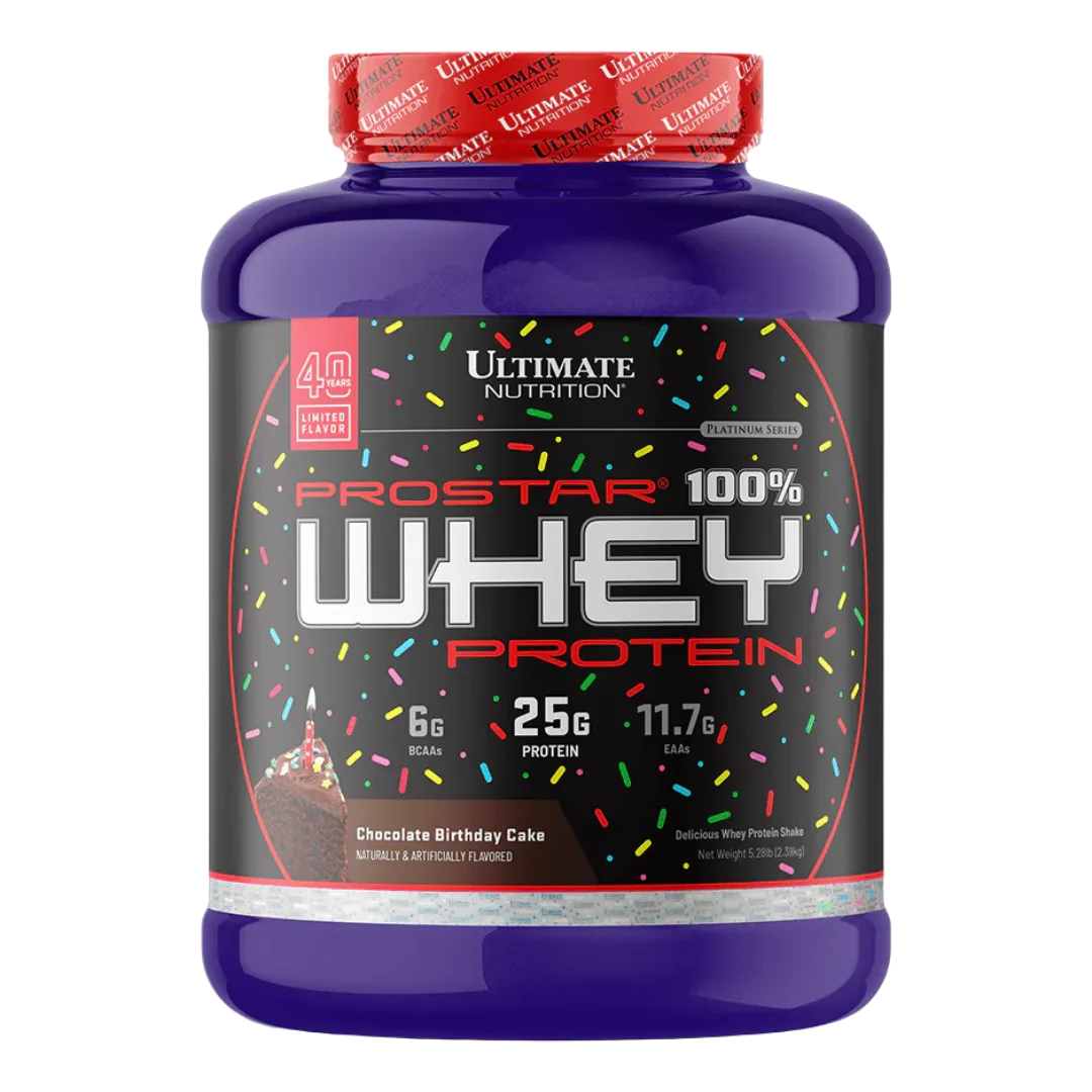 Prostar 100% Whey Protein 5,28 lb – Torta de Cumpleaños de Chocolate
