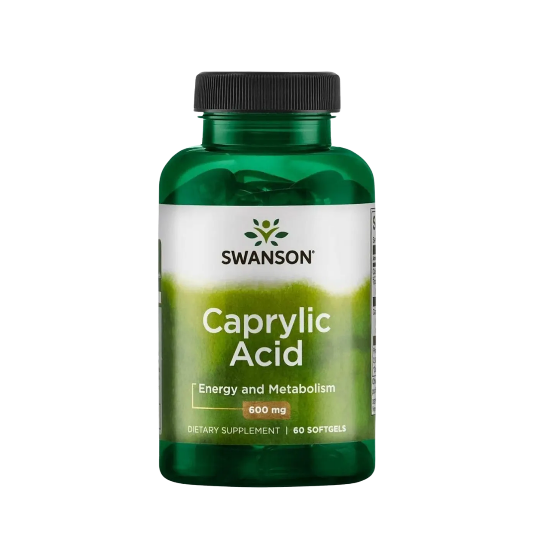 Ácido Caprílico Swanson 600 mg