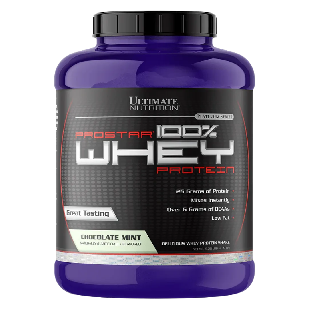 Prostar 100% Whey Protein 5,28 lb – Chocolate Menta