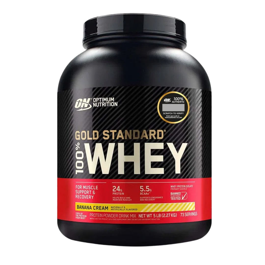 Gold Standard 100% Whey 5 lb – Banana Cream