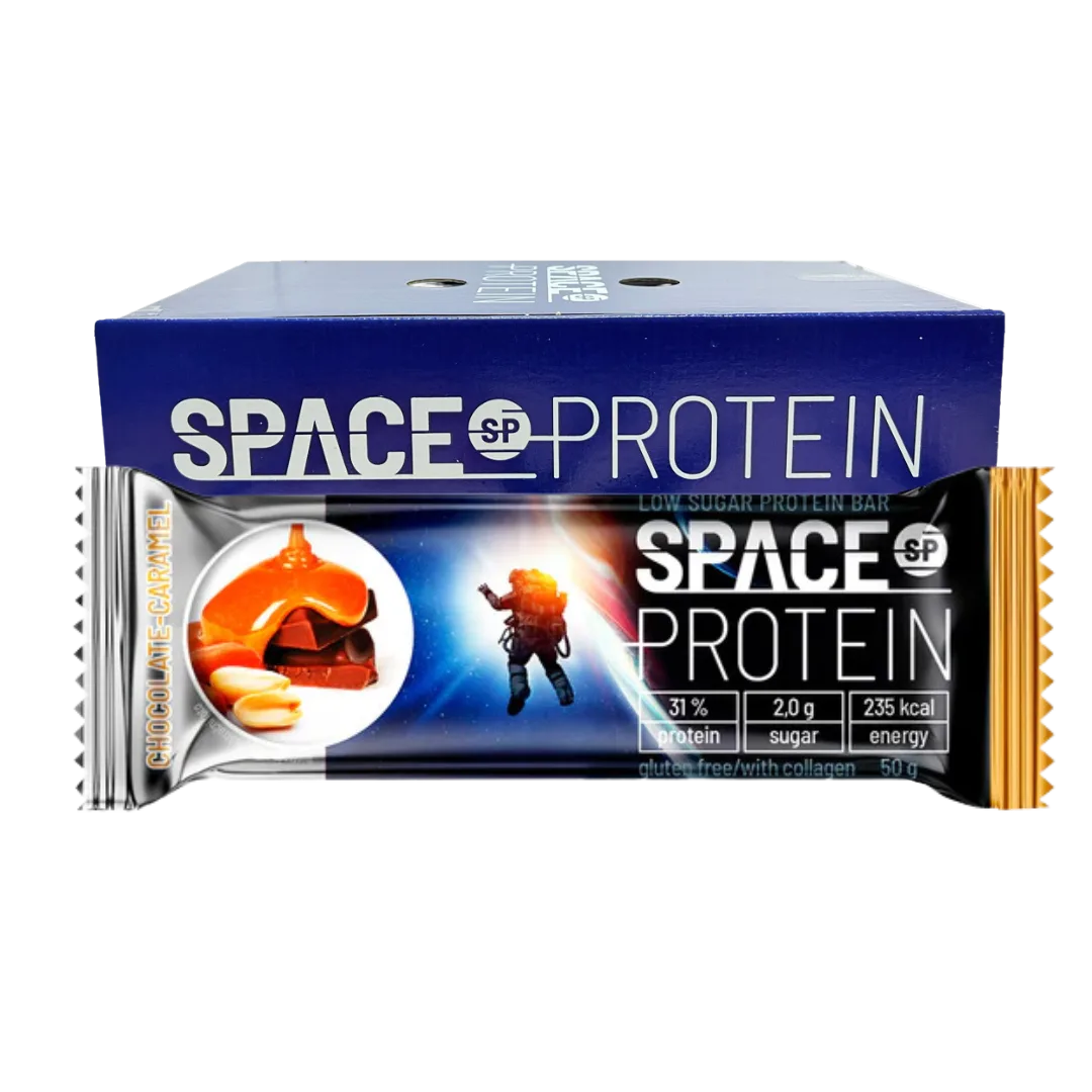 Caja Barra Space Protein 24 Unidades – Chocolate Caramel