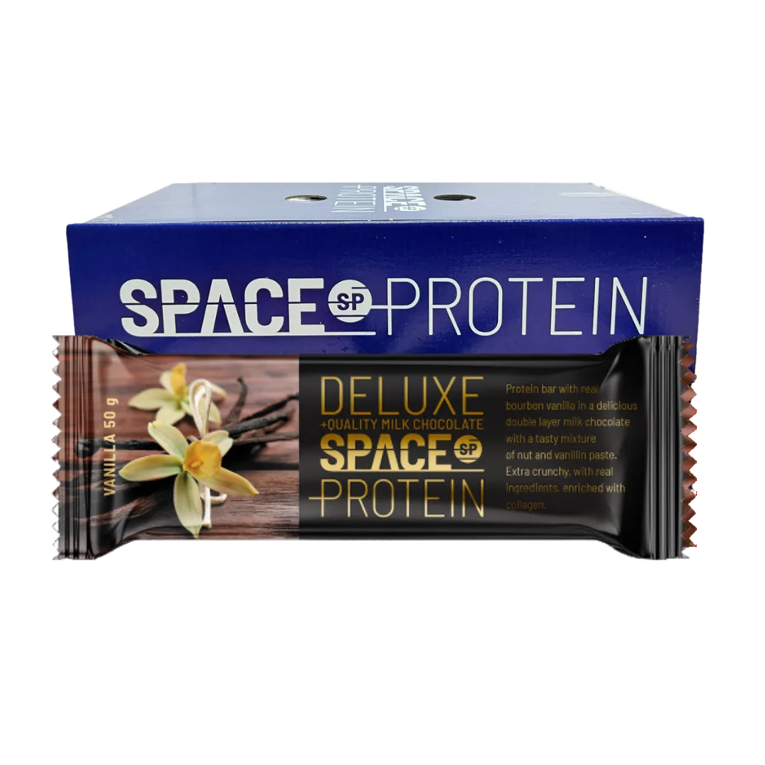 Caja Barra Space Protein 24 Unidades – Vainilla Deluxe